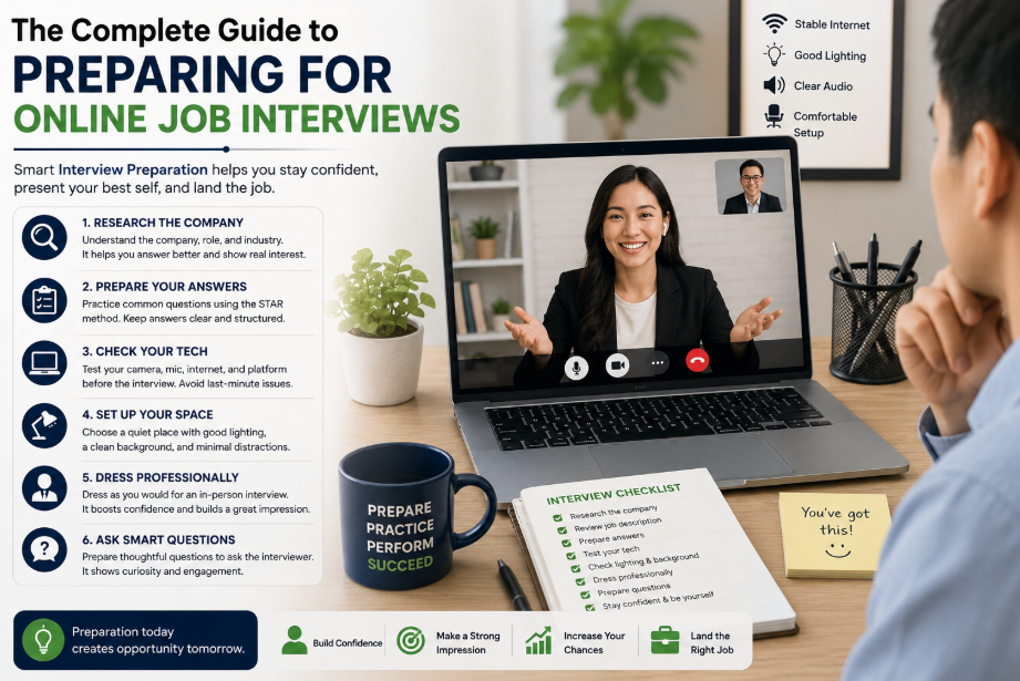 The Complete Guide to Preparing for Online Job Interviews
